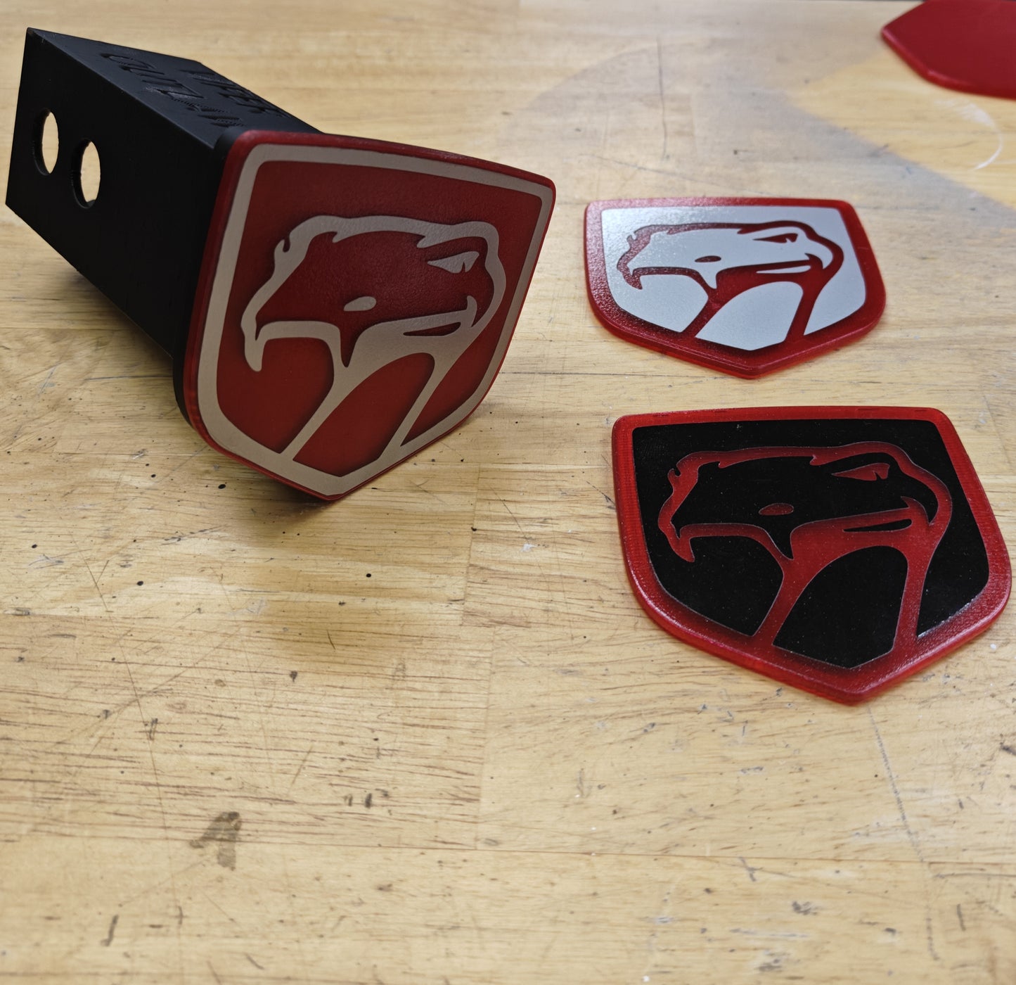 2" Towing Hitch Brake Light - Gen 2 Logo