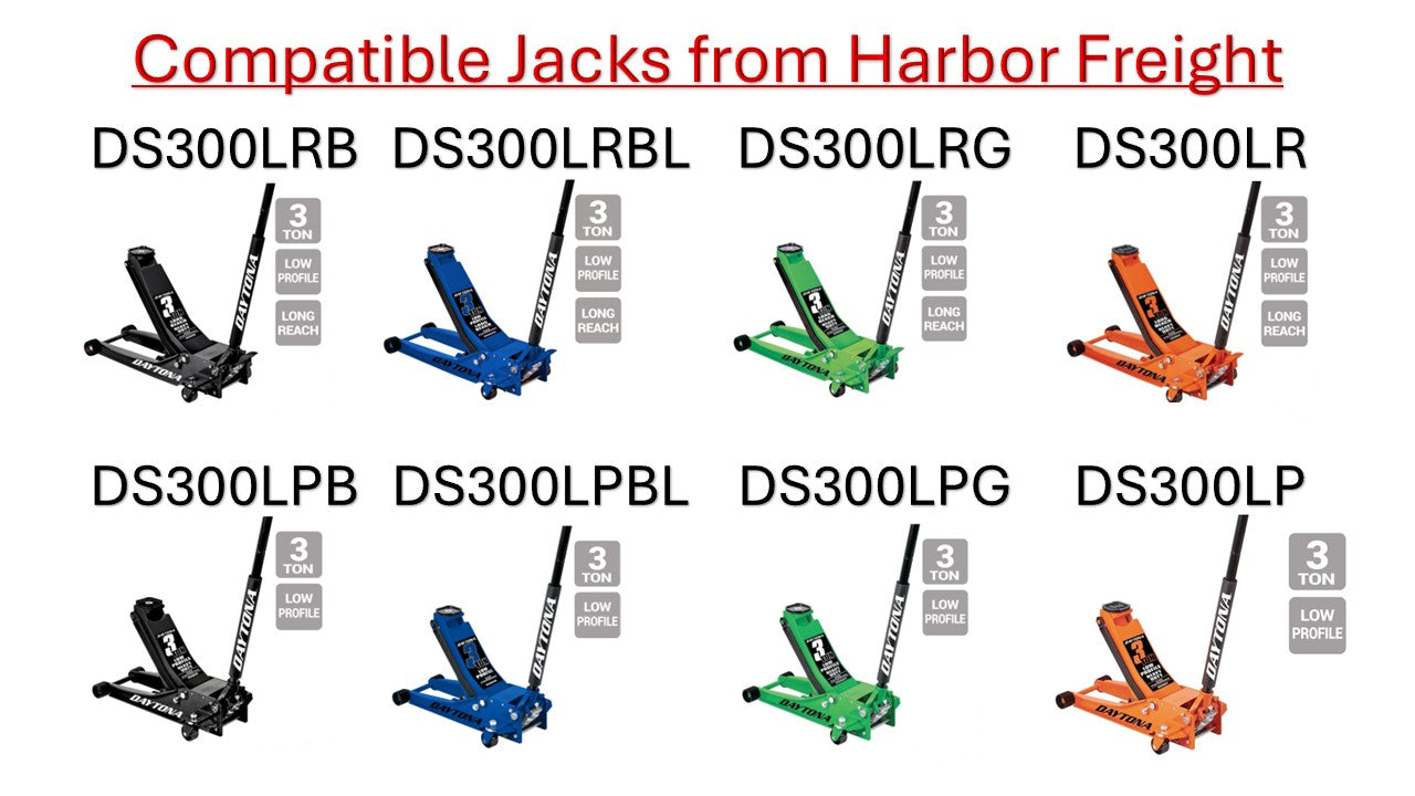 Replacement Jack Saddle Pad for Harbor Freight Daytona 3 Ton Low-Profile Professional Floor Jack with Rapid Pump
